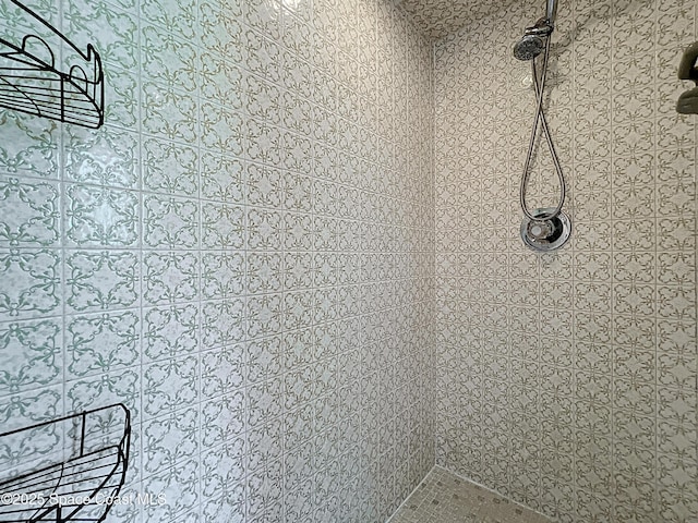201 Woody Cir, Melbourne Beach, FL 32951 - bathroom view of tiled shower