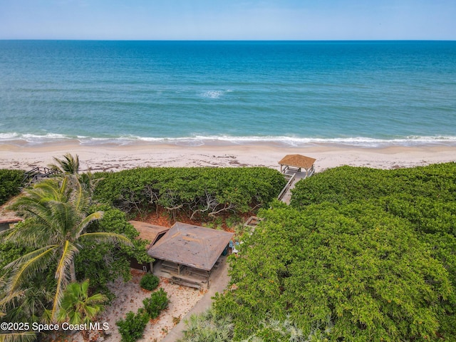 201 Woody Cir, Melbourne Beach, FL 32951 - water view featuring local beach