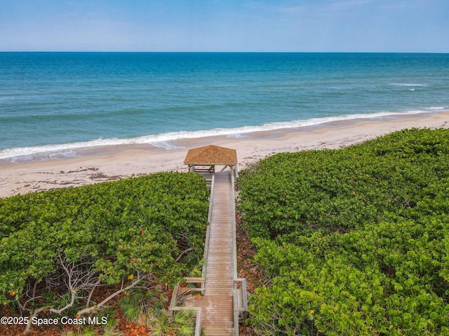 201 Woody Cir, Melbourne Beach, FL 32951 - water view with local beach