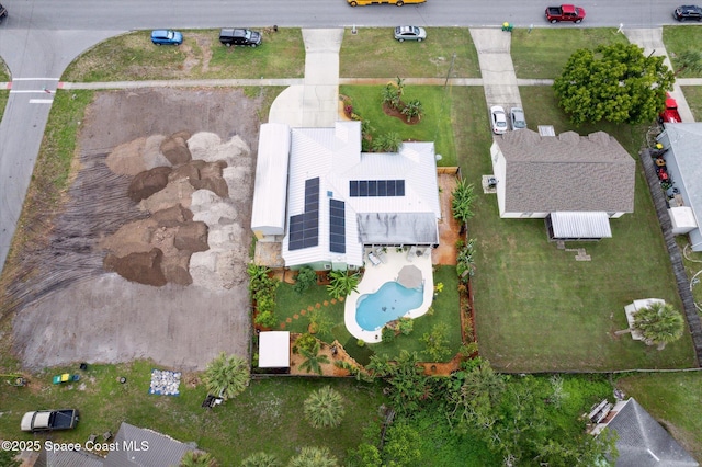 4625 Curtis Blvd, Cocoa, FL 32927 - drone / aerial view of a pool