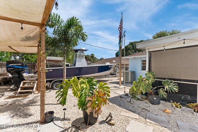 2350 Fallon Blvd NE, Palm Bay, FL 32907 - view of yard with central air condition unit