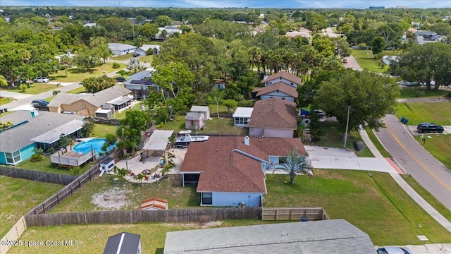 2350 Fallon Blvd NE, Palm Bay, FL 32907 - aerial perspective of suburban area featuring a pool area