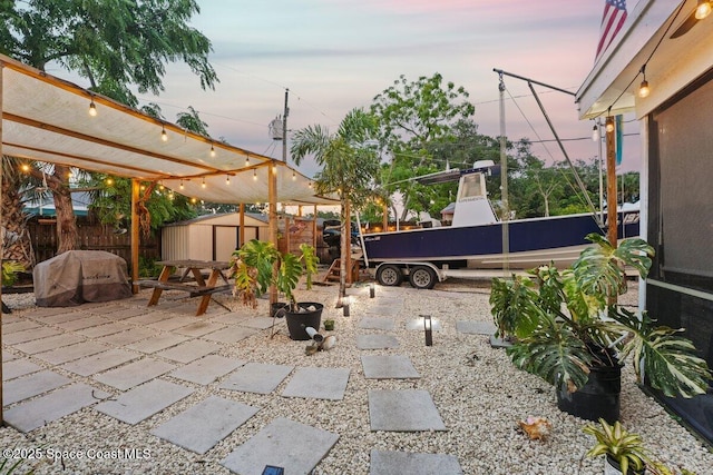 2350 Fallon Blvd NE, Palm Bay, FL 32907 - fenced backyard featuring a patio area