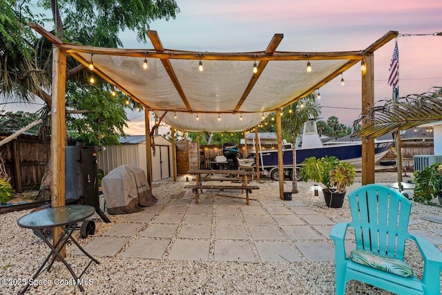 2350 Fallon Blvd NE, Palm Bay, FL 32907 - fenced backyard featuring a patio
