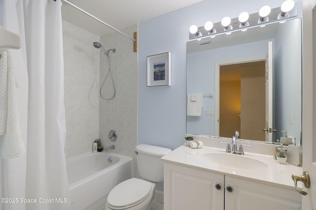 7961 Evelyn Ct, Cape Canaveral, FL 32920 - bathroom with shower / bath combo, toilet, and vanity