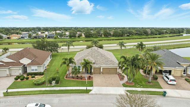 5852 Goleta Cir, Melbourne, FL 32940 - aerial view of residential area with a nearby body of water