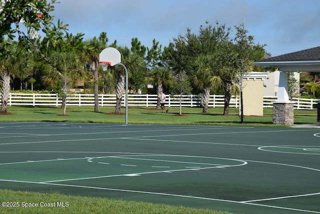 5852 Goleta Cir, Melbourne, FL 32940 - view of sport court featuring community basketball court
