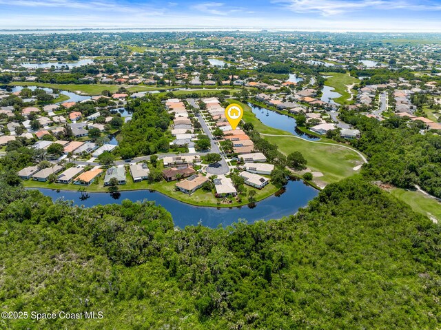 8051 Daventry Dr, Melbourne, FL 32940 - view of property location featuring nearby suburban area, a nearby body of water, and a golf club