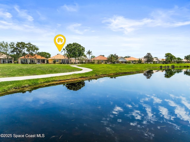 8051 Daventry Dr, Melbourne, FL 32940 - water view featuring nearby suburban area