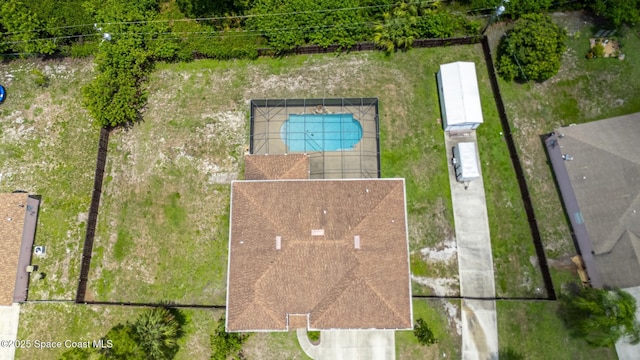 2501 Eldron Blvd SE, Palm Bay, FL 32909 - drone / aerial view of a pool