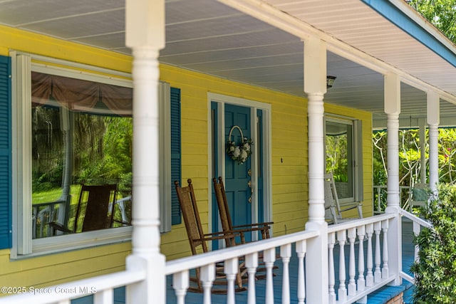 2280 Grove St, Titusville, FL 32796 - property entrance with a porch