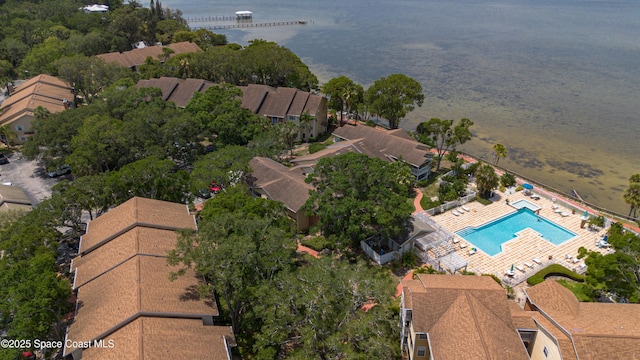 225 S Tropical Trl Unit 918, Merritt Island, FL 32952 - aerial perspective of suburban area featuring a pool area