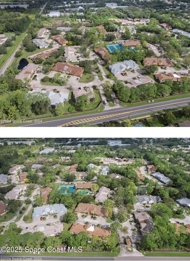 9040 York Ln Unit 16G, West Melbourne, FL 32904 - aerial perspective of suburban area