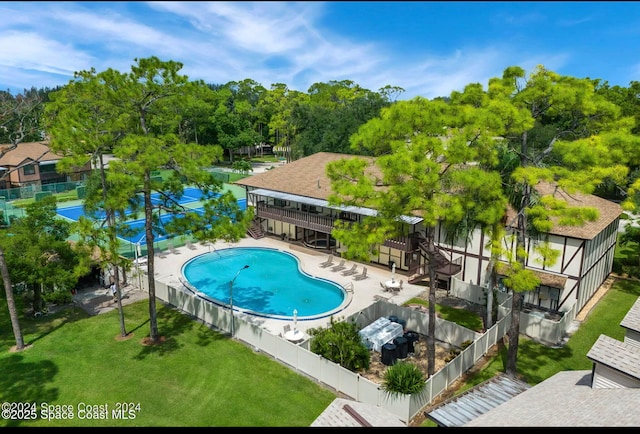 9040 York Ln Unit 16G, West Melbourne, FL 32904 - community pool featuring a patio