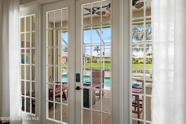274 Clyde St, Melbourne Beach, FL 32951 - doorway featuring plenty of natural light