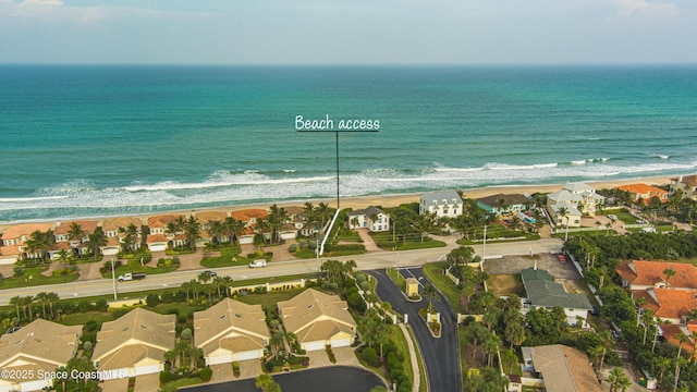 274 Clyde St, Melbourne Beach, FL 32951 - aerial perspective of suburban area featuring expansive beach