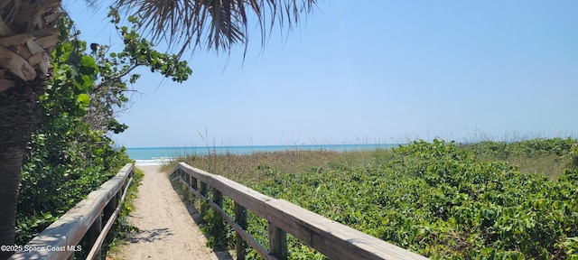 4100 Ocean Beach Blvd Unit 412, Cocoa Beach, FL 32931 - water view featuring local beach