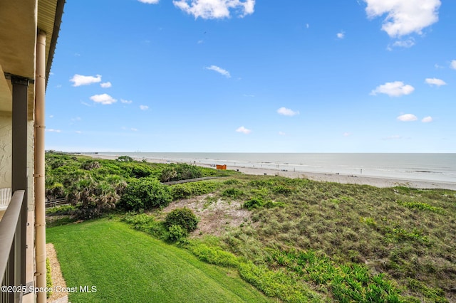 4100 Ocean Beach Blvd Unit 412, Cocoa Beach, FL 32931 - water view featuring local beach
