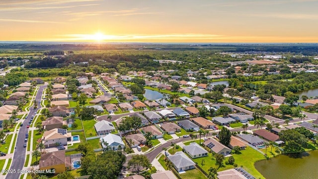 3817 Sunbeam Ct, Merritt Island, FL 32953 - aerial view of property's location with a nearby body of water and nearby suburban area