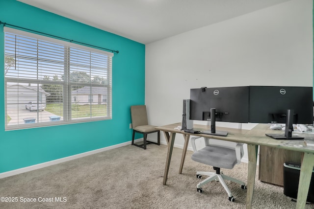 1005 Slocum St NW, Palm Bay, FL 32907 - office with carpet and baseboards