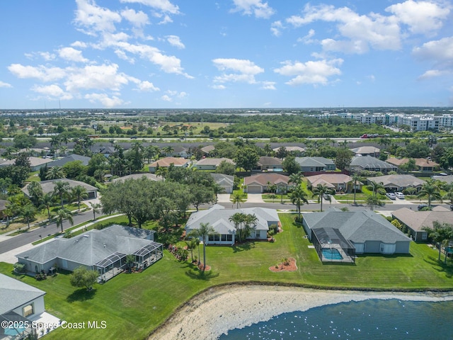 1555 Knoll Ridge Dr, Melbourne, FL 32940 - aerial view of residential area featuring a nearby body of water