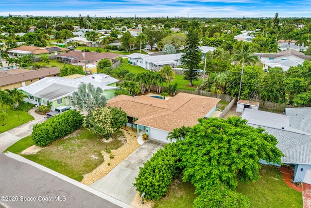 475 Park Ave, Satellite Beach, FL 32937 - aerial perspective of suburban area