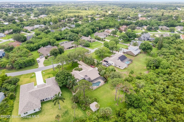 3750 Shady Run Rd, Melbourne, FL 32934 - aerial perspective of suburban area