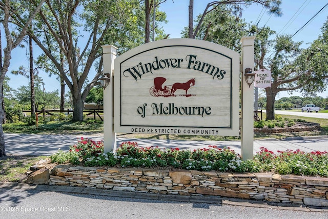 3750 Shady Run Rd, Melbourne, FL 32934 - view of community / neighborhood sign