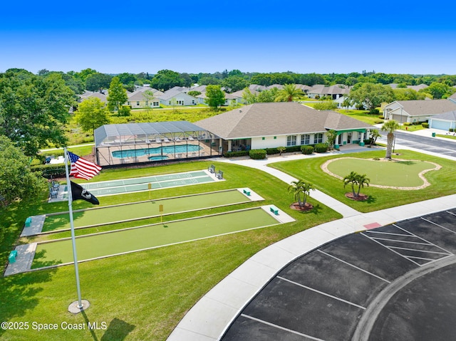 638 Brockton Way W, Melbourne, FL 32904 - aerial perspective of suburban area
