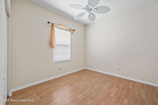 638 Brockton Way W, Melbourne, FL 32904 - empty room with light wood finished floors and baseboards