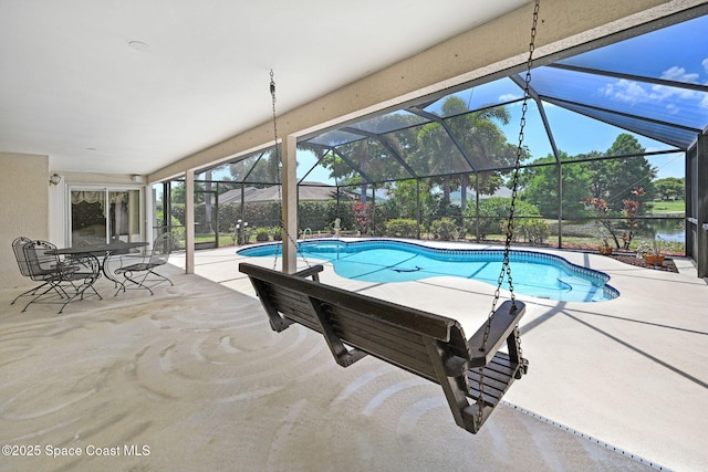 1068 Egret Lake Way, Melbourne, FL 32940 - outdoor pool with a patio area