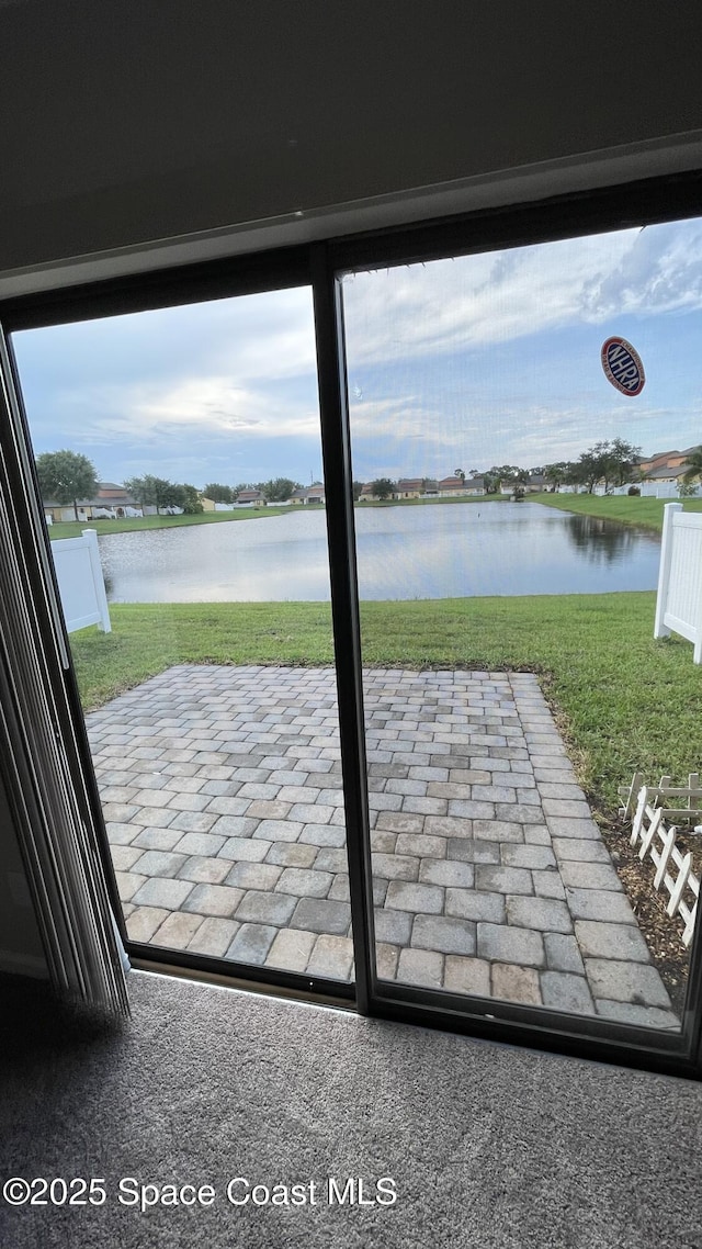 975 Luminary Cir Unit 103, Melbourne, FL 32901 - entryway with a water view