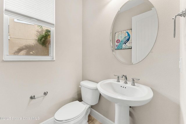 2810 Amethyst Way, Melbourne, FL 32940 - half bath with toilet and baseboards