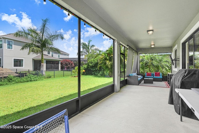 8212 Paragrass Ave, Melbourne, FL 32940 - sunroom / solarium with an outdoor living space