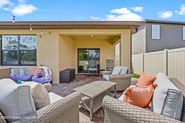 637 Old Country Rd SE, Palm Bay, FL 32909 - view of patio with outdoor lounge area