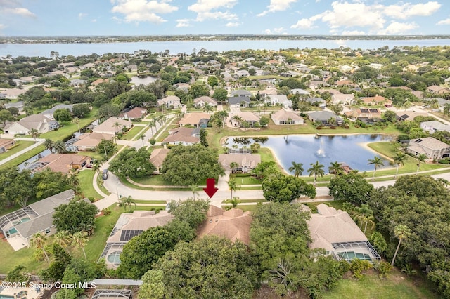 2703 Barrow Dr, Merritt Island, FL 32952 - aerial view of property's location featuring nearby suburban area and a nearby body of water