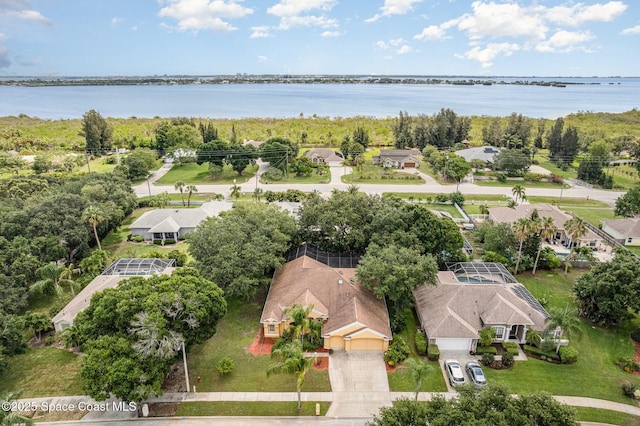 2703 Barrow Dr, Merritt Island, FL 32952 - view from above of property featuring a nearby body of water