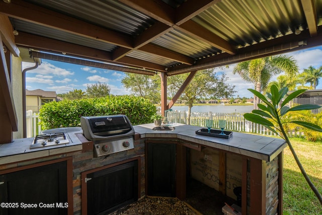 681 Dillard Dr SE, Palm Bay, FL 32909 - view of patio / terrace with a water view