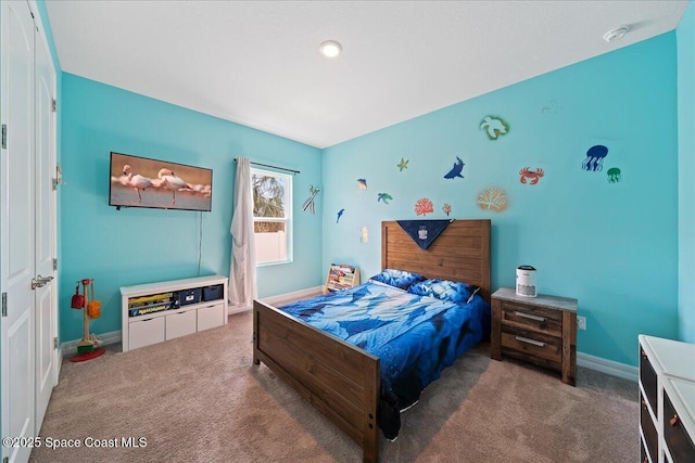 1160 Larkspur St SE, Palm Bay, FL 32909 - bedroom featuring carpet floors and baseboards