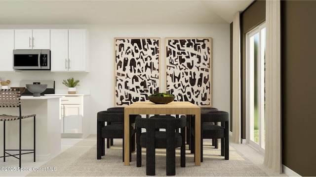 1862 San Filippo Dr SE, Palm Bay, FL 32909 - dining area with light colored carpet