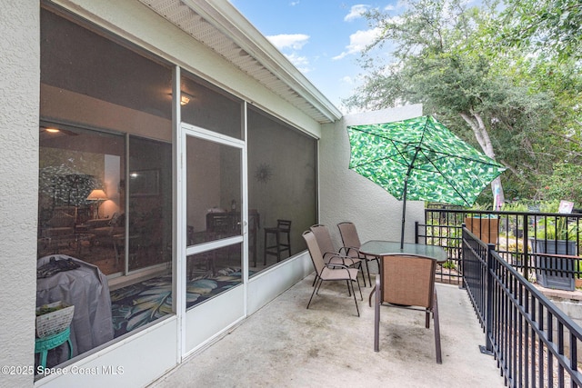 2009 Tullagee Ave, Melbourne, FL 32940 - balcony with outdoor dining space