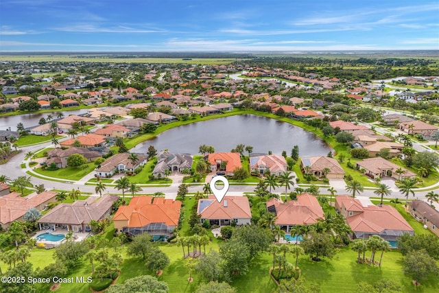 3360 Thurloe Dr, Rockledge, FL 32955 - aerial view of residential area with a nearby body of water