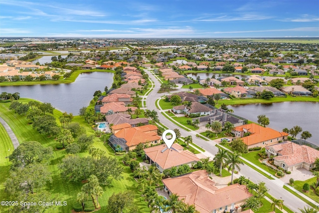 3360 Thurloe Dr, Rockledge, FL 32955 - aerial overview of property's location featuring nearby suburban area and a large body of water