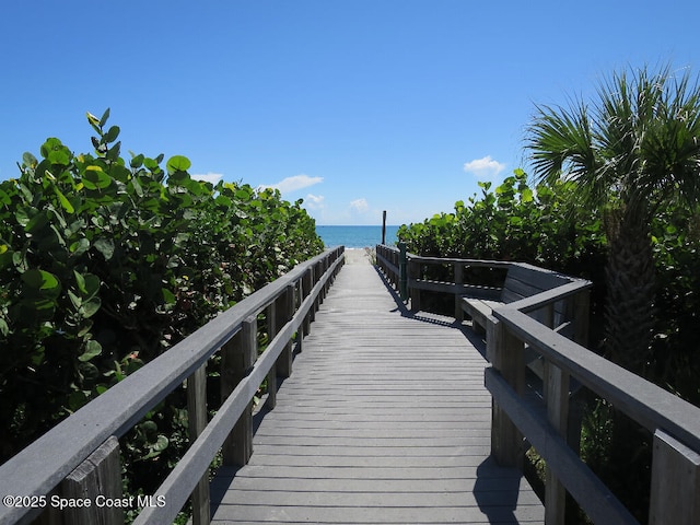 504 Fillmore Ave Unit B-8, Cape Canaveral, FL 32920 - view of property's community with a water view