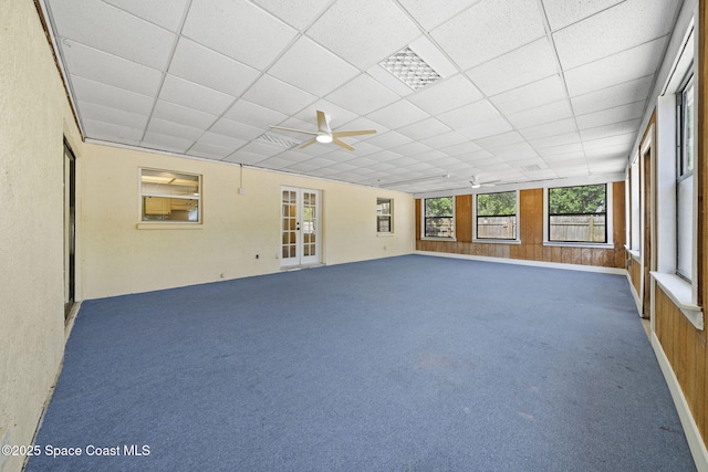 2036 Hogan Dr, Melbourne, FL 32935 - unfurnished sunroom featuring french doors