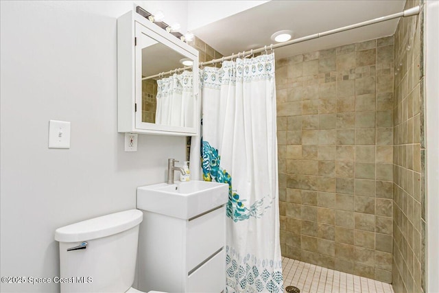 439 Blue Heron Rd, Melbourne Village, FL 32904 - full bathroom featuring vanity and tiled shower