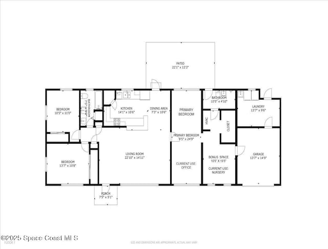 439 Blue Heron Rd, Melbourne Village, FL 32904 - view of property floor plan