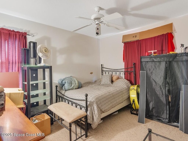 3625 2nd Ln, Vero Beach, FL 32968 - carpeted bedroom with a ceiling fan