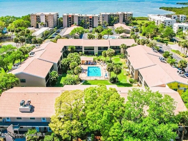 201 International Dr Unit 226, Cape Canaveral, FL 32920 - bird's eye view of a pool area