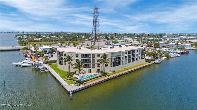 4125 W End Rd Unit 405, Cocoa Beach, FL 32931 - bird's eye view of a nearby body of water